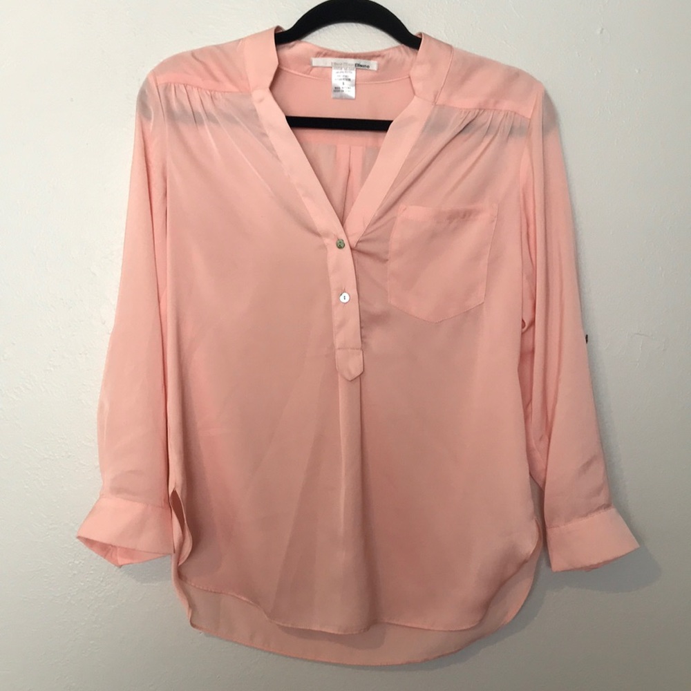 Silk pink blouse